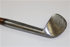 Circa 1830-1840's Rut Iron/ Trouble Club with Deep Concave Face 