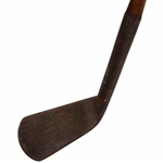 Circa 1860 Unknown Maker Bunker Iron with Deep Concave Face 