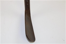 Circa 1860 Unknown Maker Bunker Iron with Deep Concave Face 