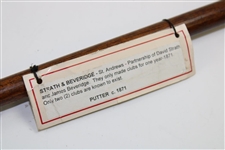 Circa 1880 Strath & Beveridge Putter - Only Two(2) Clubs Are Known to Exist 