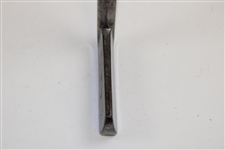 Circa 1850-1860 Unknown Maker Squarish Toe Dual Sided Putter with Shark Teeth Nicking 