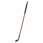 Circa 1850-1860 Unknown Maker Squarish Toe Dual Sided Putter with Shark Teeth Nicking 