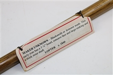 Circa 1860 Unknown Maker Lofter with Concave Face & Large Nicking 