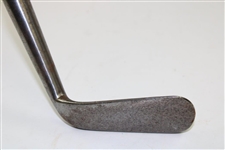 Circa 1870-1875 Smooth Face Lofting Iron with Shaft Stamp 