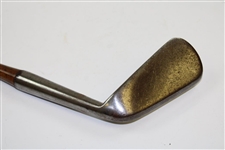 Circa 1870-1875 Smooth Face Lofting Iron with Shaft Stamp 