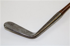 Circa 1870-1875 Smooth Face Lofting Iron with Shaft Stamp 