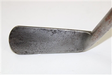 Circa 1860 Unknown Maker Iron with 'Bruce' Script on Face
