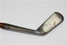 Circa 1860 Unknown Maker Iron with 'Bruce' Script on Face
