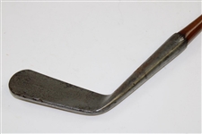Circa 1860 Unknown Maker Iron with 'Bruce' Script on Face