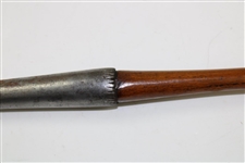 Circa 1860 Unknown Maker Iron with 'Bruce' Script on Face