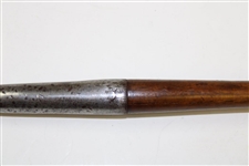 Circa 1870 Smooth Face Lofter Iron Stamped 'Andrews'