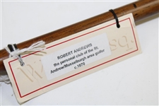 Circa 1870 Smooth Face Lofter Iron Stamped 'Andrews'