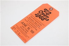 1968 US Open Oak Hill Country Club Final Rd (6/16/1968) Ticket with Three Parking Passes (Thurs., Sat., Sunday)