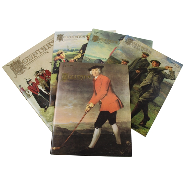 Group of Five (5) Golfiana Historical & Collectors Magazines 1988-89