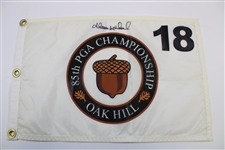 Five (5) Signed US Open Embroidered & Screen Flags JSA ALOA