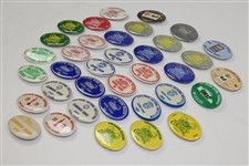 Thirty-Six (36) Colonial National Invitation Badges from Various Years Inc. Women's US Open