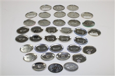 Thirty-Six (36) Colonial National Invitation Badges from Various Years Inc. Women's US Open