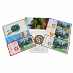 Eight (8) Signed PGA Championship Tickets, Pamphlets, & Scorecards - Various Years JSA ALOA