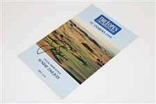 Jack Nicklaus Signed 1995 OPEN Championship at St. Andrews Sunday Order of Play JSA ALOA