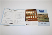 Jack Nicklaus Signed 1995 OPEN Championship at St. Andrews Sunday Order of Play JSA ALOA