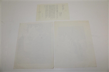 1960 Letter to Bobby Jones Concerning Vardon Overlapping Grip Photo From Ferris Mack