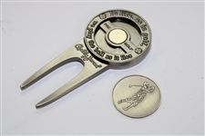 Bobby Jones Impregnable Quadrilateral '1930' Commemorative Divot Tool with Ballmark in Box