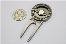 Bobby Jones Impregnable Quadrilateral '1930' Commemorative Divot Tool with Ballmark in Box