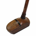 Burke End Grain Patent Schenectady w/Black Line on Crown