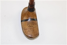 Burke End Grain Patent Schenectady w/Black Line on Crown
