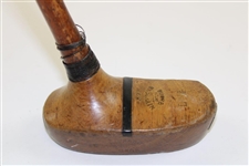 Burke End Grain Patent Schenectady w/Black Line on Crown