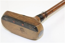Burke End Grain Patent Schenectady w/Black Line on Crown