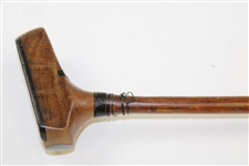Burke End Grain Patent Schenectady w/Black Line on Crown