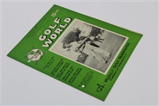 1954 Golf World Magazine with 'Amateur Crown Won by Arnold Palmer'  - Vol 8, No. 13