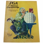 1975 PGA Championship at Firestone Country Club Official Program - Jack Nicklaus Winner