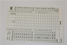 Jack Nicklaus Signed Baltusrol Golf Club Lower Course Scorecard JSA ALOA