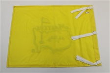 Bob Goalby Signed Masters Flag (w/Year), Sports Illustrated & ANGC Scorecard with 1968 Masters SERIES Badge JSA ALOA