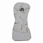 John Daly Signed New Crooked Stick Logo White Driver Head Cover JSA #UU28293