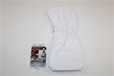 John Daly Signed New Crooked Stick Logo White Driver Head Cover JSA #UU28293