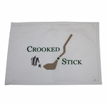John Daly Signed Crooked Stick White Official Screen Flag with 91 JSA #UU28119