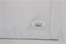 John Daly Signed Crooked Stick White Official Screen Flag with '91' JSA #UU28119