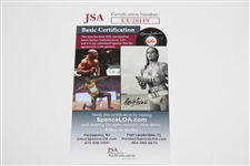 John Daly Signed Crooked Stick White Official Screen Flag with '91' JSA #UU28119