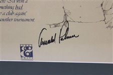 Arnold Palmer Signed 'Deacon Palmer Golf & Life Lessons Story Display - Framed JSA ALOA