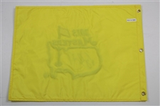 VJ Singh Signed 2013 Masters Embroidered Flag JSA ALOA