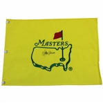 Gay Brewer Signed Undated Masters Embroidered Flag JSA ALOA