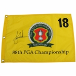 Tiger Woods Signed 2006 PGA Championship at Medinah Screen Flag JSA ALOA