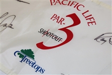 Phil Mickelson, Lee Trevino, Ray Floyd, & Hale Irwin Signed Par 3 Shootout Flag JSA ALOA