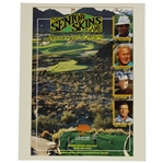 Arnold Palmer, Chi-Chi, Casper & Player Signed 1989 Senior Skins Poster JSA #B47355