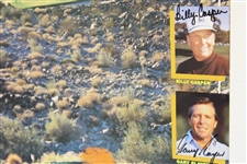 Arnold Palmer, Chi-Chi, Casper & Player Signed 1989 Senior Skins Poster JSA #B47355
