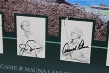 Arnold Palmer, Jack Nicklaus, Hale Irwin & Ray Floyd Signed 1998 Senior Skins Poster JSA #B47365
