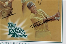 Big 3' Palmer, Nicklaus, & Player Plus Tom Watson Signed 2000 Senior Skins Poster JSA #B47366